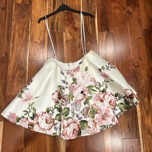 FLORAL ELEGANT SKIRT🌸💐✨🤍